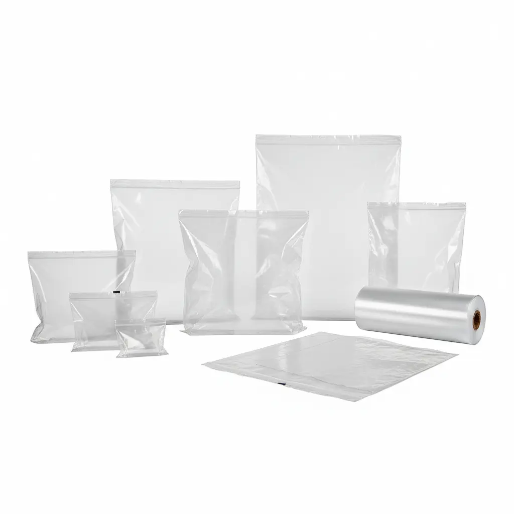 Полиэтиленовые пакеты различных размеров для упаковки